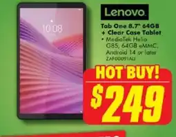 The Good Guys Lenovo Tab One offer