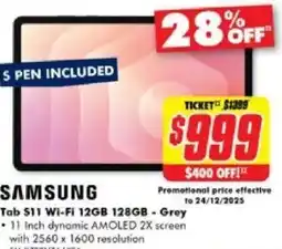 The Good Guys SAMSUNG Tab offer