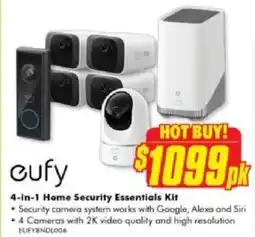 The Good Guys Cufy 4-in-1 Home Security Essentials Kit offer
