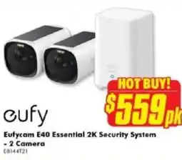 The Good Guys Cufy Eutycam E40 Essential 2K Security System offer