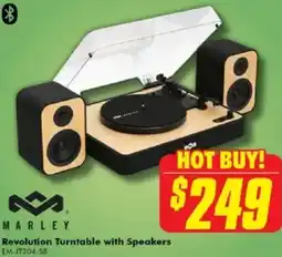 The Good Guys MARLEY Revolution Turntable with Speakers offer
