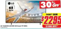 The Good Guys 65 OLED B5 AI UHD 4K Smart TV 2025 OLED6585PSA offer