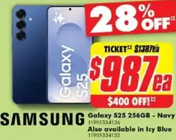 The Good Guys SAMSUNG Galaxy 525 256GB - Navy offer