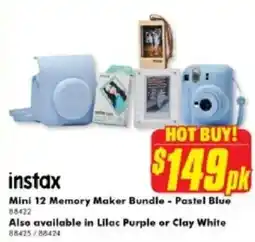 The Good Guys Mini 12 Memory Maker Bundle - Pastel Blue offer