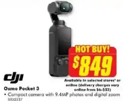The Good Guys Osmo Pocket 3 offer