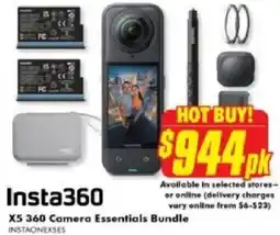 The Good Guys Insta360 X5 360 Camera Essentials Bundle offer