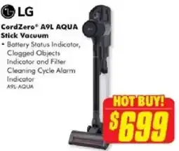 The Good Guys LG CordZero® A9L AQUA Stick Vacuum offer