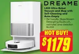The Good Guys DREAME L40S Ultra Robot Vacuum and Mop with Self-Cleaning and Auto-Empty offer