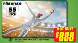 The Good Guys Hisense 55 U6QAU PRO 4K ULED Mini-LED TV 2025 offer