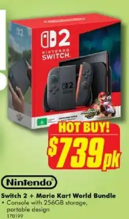 The Good Guys NINTENDO Switch 2 + Mario Kart World Bundle offer