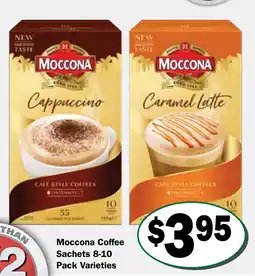 Friendly Grocer Moccona Coffee Sachets offer