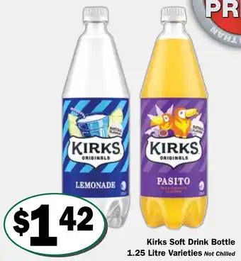 Kirks Soft Drink Bottle