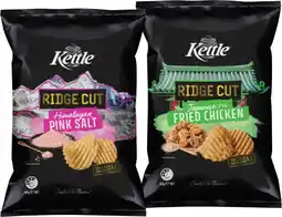 IGA Kettle Ridge Cut Potato Chips Selected Varieties offer