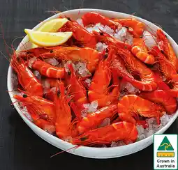 IGA QLD Extra Large Farmed Tiger Prawns offer