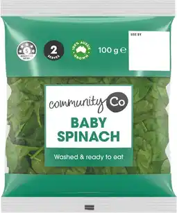 IGA Community Co Baby Spinach offer