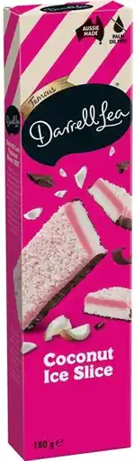 IGA Darrell Lea Coconut Ice Slice or Caramel Snow Slice 180g offer