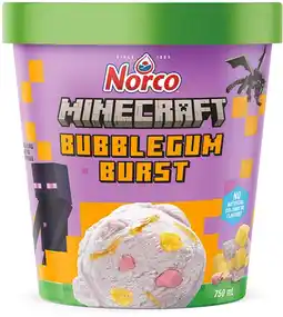IGA Norco Minecraft Ice Cream Selected Varieties offer
