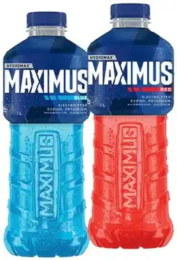 IGA Maximus Sports Drink Selected Varieties offer