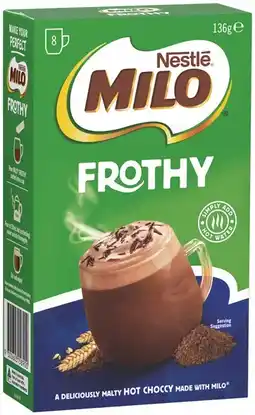 IGA Nestlé Milo Frothy Sachets offer