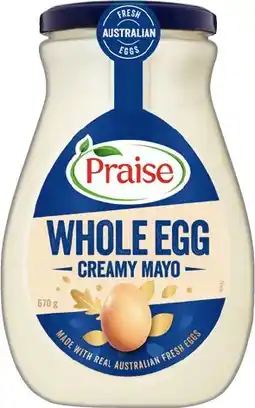 IGA Praise Whole Egg Creamy Mayo offer