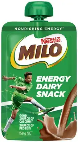 IGA Nestlé Milo Energy Dairy Snack Selected Varieties offer