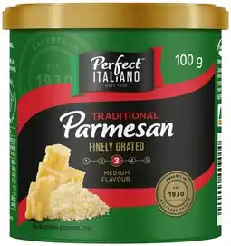 IGA Perfect Italiano Grated Parmesan Selected Varieties offer