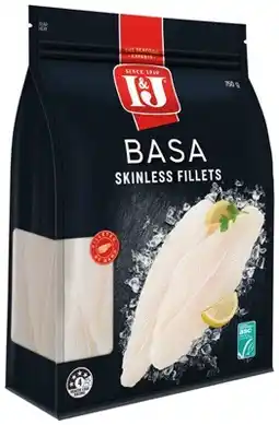 IGA I&J Basa Skinless Fillets offer