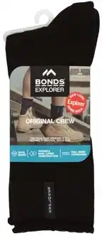IGA Bonds Explorer Men’s Original Crew Socks Selected Varieties offer