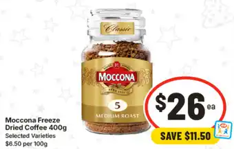 Moccona Freeze Dried Coffee