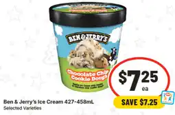 IGA Ben & Jerry's Ice Cream offer