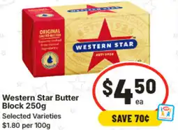 IGA Western Star Butter Block Selected Varieties offer