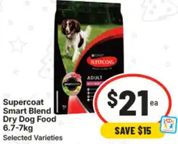 IGA Supercoat Smart Blend Dry Dog Food Selected Varieties offer