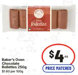 IGA Baker's Oven Chocolate Rollettes offer