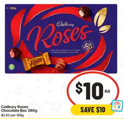 IGA Cadbury Roses Chocolate Box offer