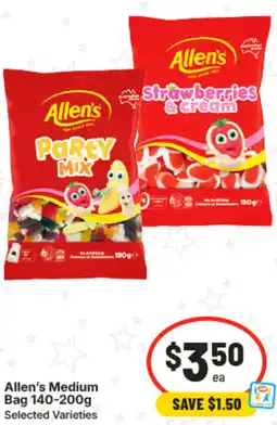 IGA Allen's Medium Bag Selected Varieties offer