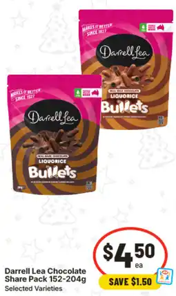 IGA Darrell Lea Chocolate Share Pack Selected Varieties offer