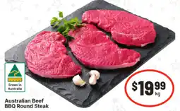 IGA Australian Beef BBQ Round Steak offer