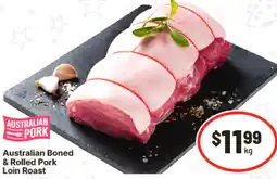 IGA Australian Boned & Rolled Pork Loin Roast offer