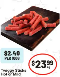 IGA Twiggy Sticks Hot or Mild offer