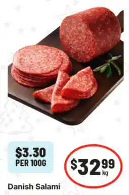 IGA Danish Salami offer