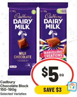 IGA Chocolate Block Selected Varieties offer