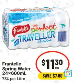 IGA Frantelle Spring Water offer