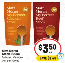IGA Matt Moran Stock offer