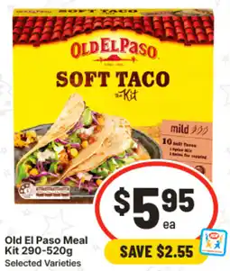 IGA Old El Paso Meal Kit Selected Varieties offer