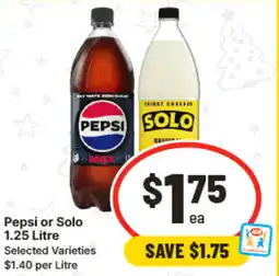 IGA Pepsi or Solo offer