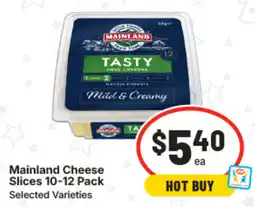 IGA Mainland Cheese Slices Selected Varieties offer