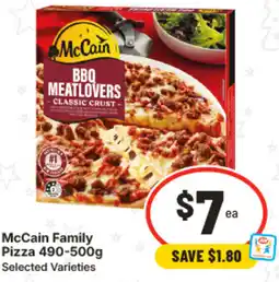 IGA McCain Family Pizza offer