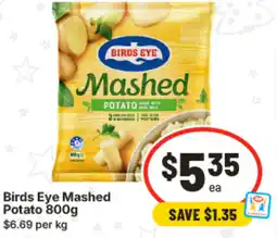 IGA Birds Eye Mashed Potato offer