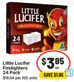 IGA Little Lucifer Firelighters offer