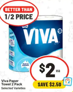 IGA Viva Paper Towel offer